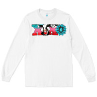 White xoxo with cow Long Sleeve Tee - AdoDesignShop