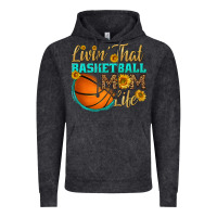 Vintage Black livin' that basketball mom life Vintage Hoodie - HRA Design Shop