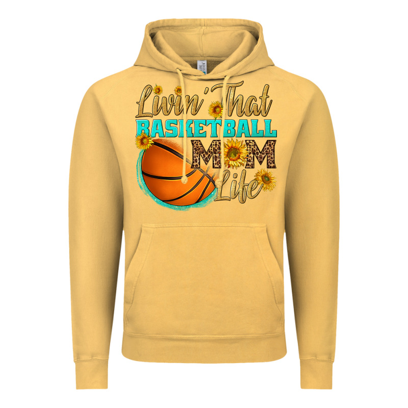 Livin' That Basketball Mom Life Vintage Hoodie by HRA Design Shop | Teevron
