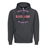 Smoke dont stress test day do your best Zipper Hoodie - MaliasSmallBusiness