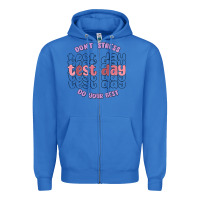 True Royal dont stress test day do your best Zipper Hoodie - MaliasSmallBusiness