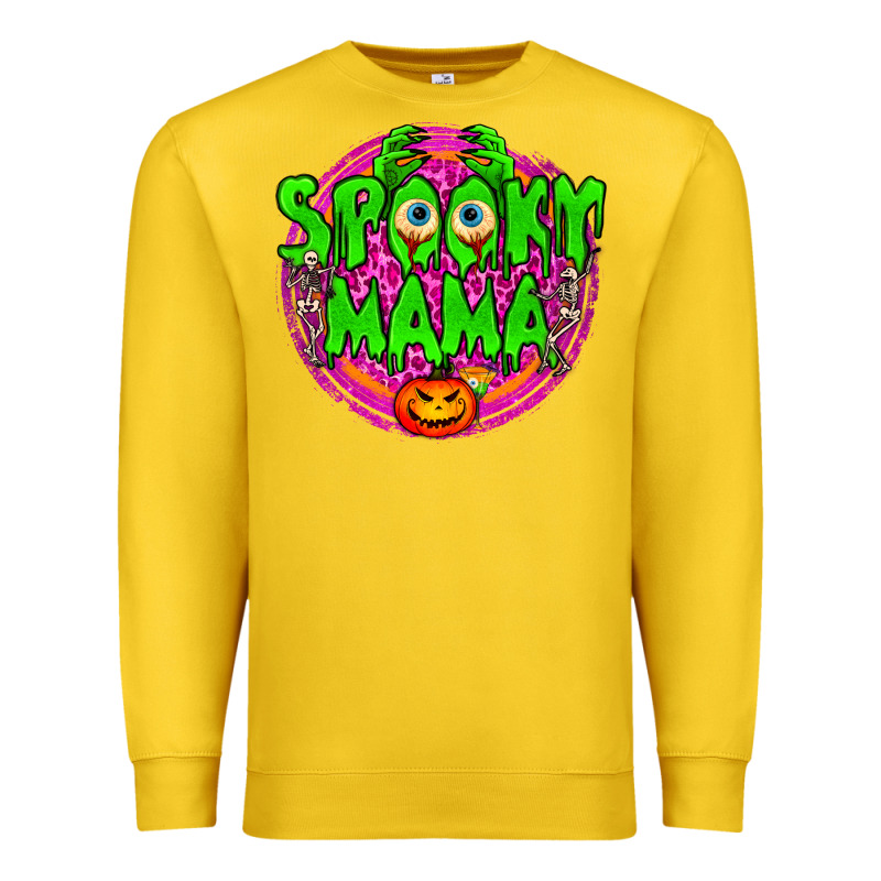 Spooky Mama Premium Sweatshirt by BundleAndBundleShop | Teevron
