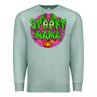 Seafoam Spooky Mama Premium Sweatshirt - BundleAndBundleShop