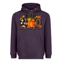 Plum with god all things are possible Heavyweight Hoodie - MaliasSmallBusiness