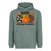 Sage with god all things are possible Heavyweight Hoodie - MaliasSmallBusiness