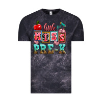 Cloud Black little miss pre k Vintage Tee - AdoDesignShop