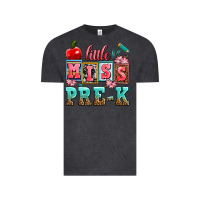 Vintage Black little miss pre k Vintage Tee - AdoDesignShop