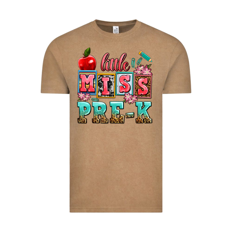 Little Miss Pre K Vintage Tee by AdoDesignShop | Teevron