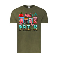 Vintage Olive little miss pre k Vintage Tee - AdoDesignShop