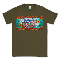 Army Green american babe Classic Tee - Artiststas