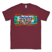 Burgundy american babe Classic Tee - Artiststas