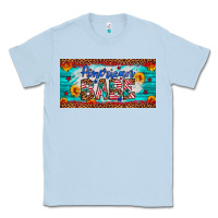 Dusty Blue american babe Classic Tee - Artiststas