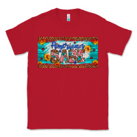 Red american babe Classic Tee - Artiststas