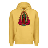 Antique Gold Our Lady of Guadalupe Premium Hoodie - Bettercallsaul