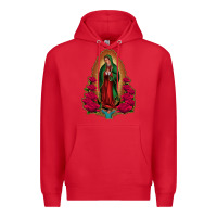 Red Our Lady of Guadalupe Premium Hoodie - Bettercallsaul