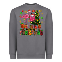 Storm flamingo merry christmas Heavyweight Sweatshirt - AdoDesignShop