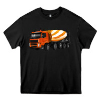 Black cement truck Heavy Core Tee - Artiststas
