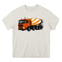 Cream cement truck Heavy Core Tee - Artiststas