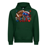 Forest Green Touchdown season American football 4th of july Urban Hoodie - HowdyJamesFarm