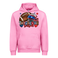 Fuchsia Pink Touchdown season American football 4th of july Urban Hoodie - HowdyJamesFarm