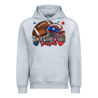 Heather Grey Touchdown season American football 4th of july Urban Hoodie - HowdyJamesFarm