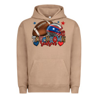 Pigment Burro Touchdown season American football 4th of july Urban Hoodie - HowdyJamesFarm