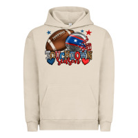 Pigment French Oak Touchdown season American football 4th of july Urban Hoodie - HowdyJamesFarm