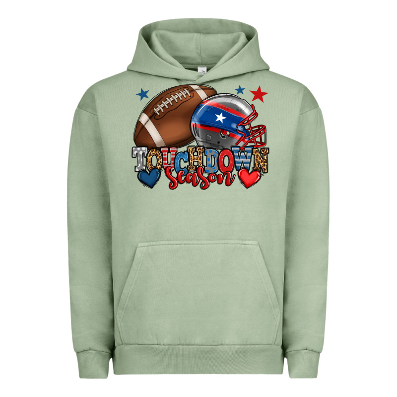 Touchdown Season American Football 4th Of July Urban Hoodie by HowdyJamesFarm | Teevron