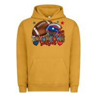 Pigment Peanut Butter Touchdown season American football 4th of july Urban Hoodie - HowdyJamesFarm