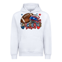 White Touchdown season American football 4th of july Urban Hoodie - HowdyJamesFarm