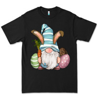 Black Easter Bunny Gnomes with Egg and Carrot Premium Tee - RanaPortraitStore