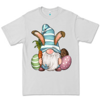 Dove Grey Easter Bunny Gnomes with Egg and Carrot Premium Tee - RanaPortraitStore