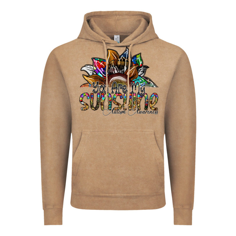 You Are My Sunshine Autism Awareness Vintage Hoodie by SublimationCraftShop | Teevron