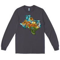 Smoke western texas map Long Sleeve Tee - AdoDesignShop