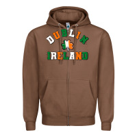 Chestnut dublİn ireland Zipper Hoodie - MaliasSmallBusiness