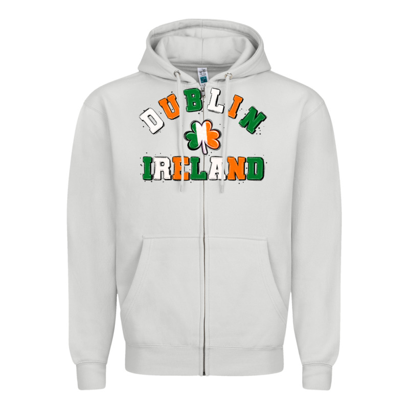 Dublİn Ireland Zipper Hoodie by MaliasSmallBusiness | Teevron