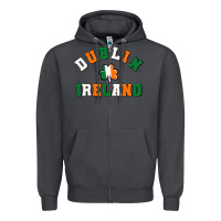 Smoke dublİn ireland Zipper Hoodie - MaliasSmallBusiness