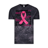 Cloud Black breast cancer ribbon Vintage Tee - JahusDesignShop