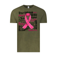 Vintage Olive breast cancer ribbon Vintage Tee - JahusDesignShop