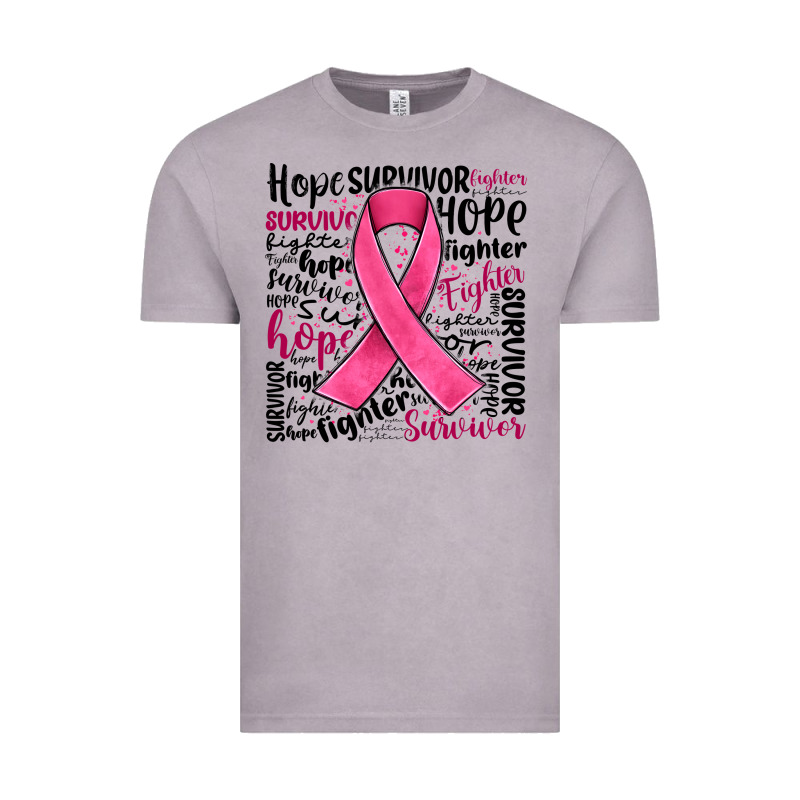 Breast Cancer Ribbon Vintage Tee by JahusDesignShop | Teevron