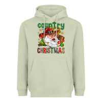 Matcha Country Christmas Heavyweight Hoodie - NancyCooperArtShop