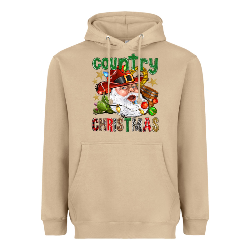 Country Christmas Heavyweight Hoodie by NancyCooperArtShop | Teevron