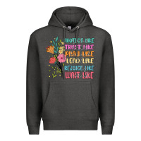 Charcoal Heather women of the bible Premium Hoodie - JahusDesignShop