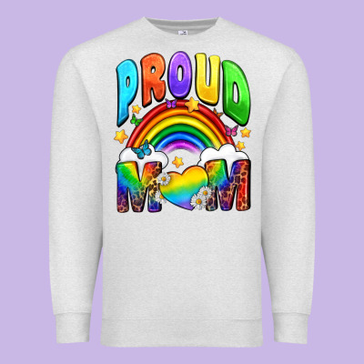 Western Proud Mom Premium Sweatshirt Designed By Bundleandbundleshop
