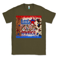 Army Green little miss america Classic Tee - Artiststas