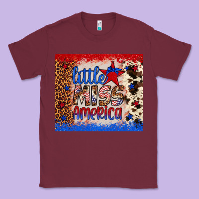 Little Miss America Classic Tee Designed By Artiststas