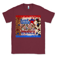 Burgundy little miss america Classic Tee - Artiststas