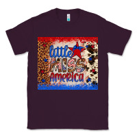 Plum little miss america Classic Tee - Artiststas