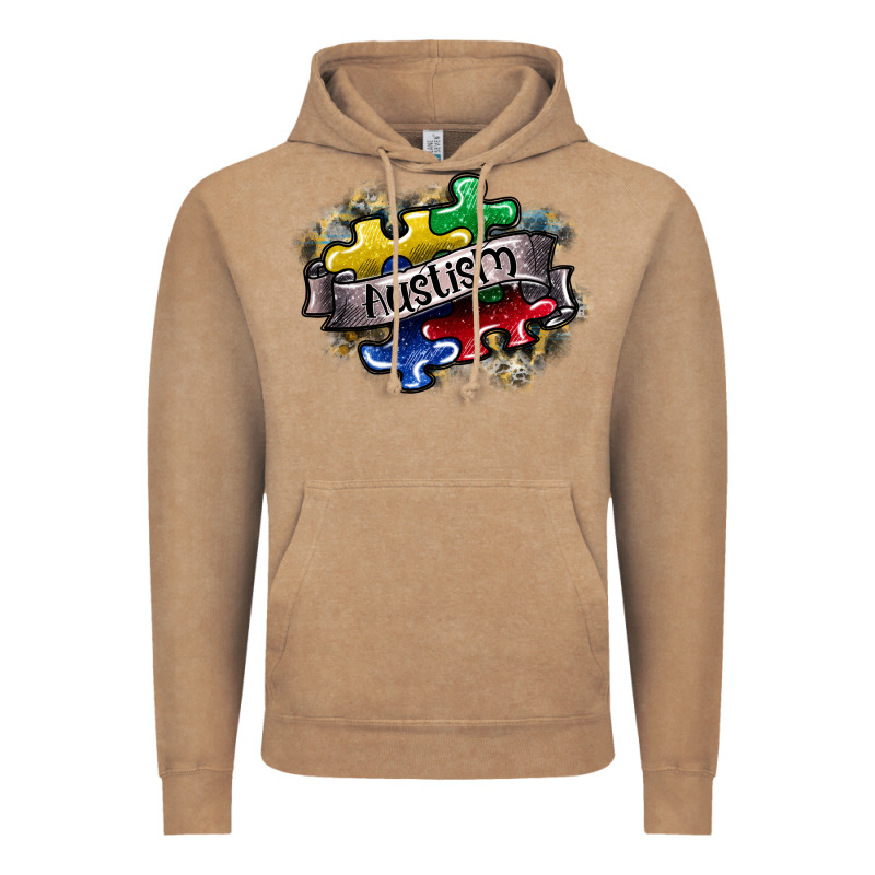 Austism Vintage Hoodie by SublimationCraftShop | Teevron