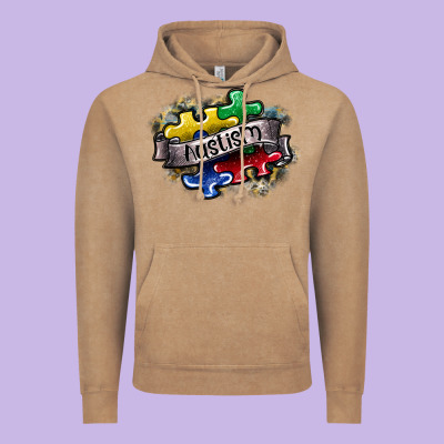 Austism Vintage Hoodie Designed By Sublimationcraftshop